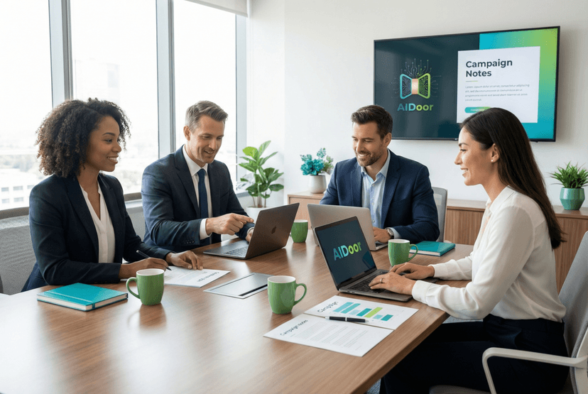 Responsabile commerciale che usa AIDoor per automatizzare le offerte