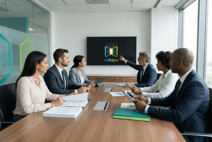 Manager che riceve il briefing AI ogni mattina